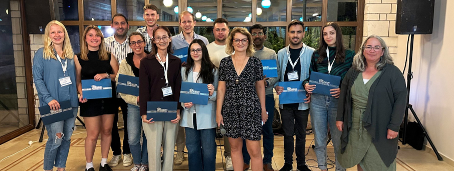 George Niotis and Ermioni Arvanitaki, each received a Poster Award